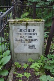 Пойзнер Герш Пинхасович, Москва, Востряковское кладбище